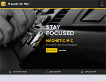 Tablet Screenshot of magneticmic.com